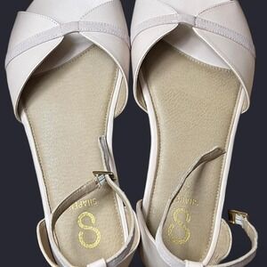 Shapen Petal pink leather flats size 44